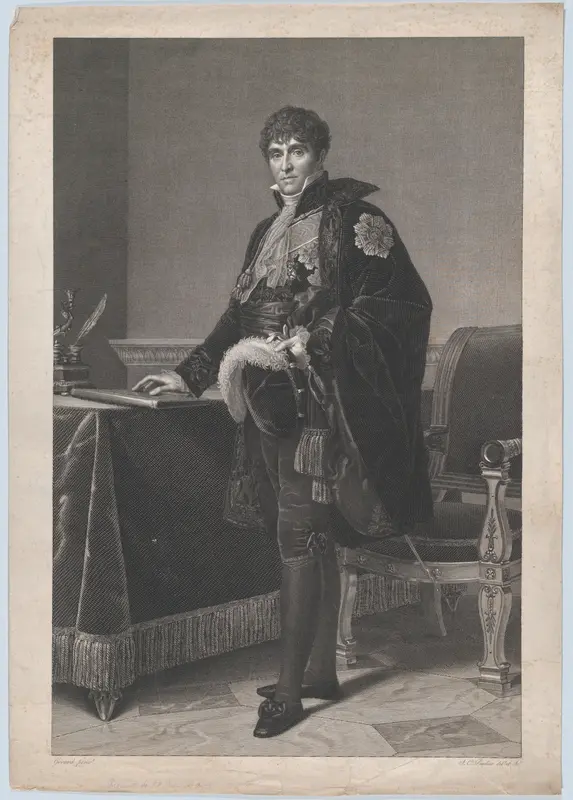 Portrait of Michel Louis Etienne, Comte Regnault de Saint-Jean d'Angély Wall Art by baron François Gérard - High-Resolution Digital Print