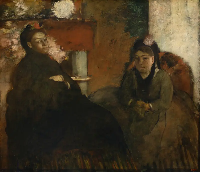 Portrait of Mme Lisle and Mme Loubens