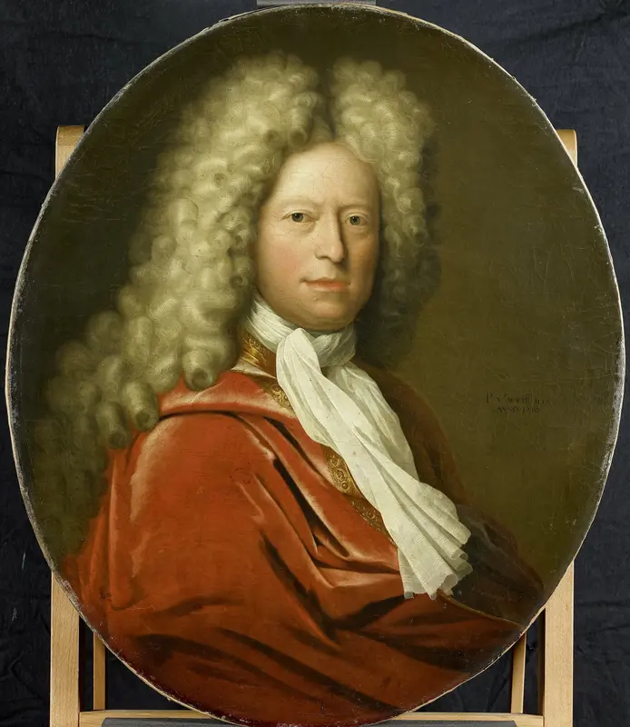 Portrait of Mr. Brustis Wall Art by Pieter van der Werff - High-Resolution Digital Print