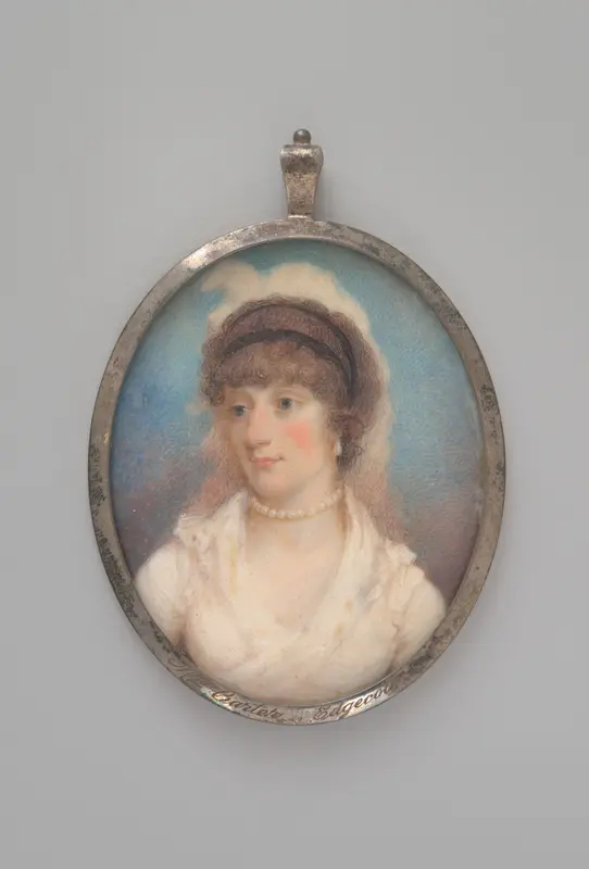 Portrait of Mrs. Carter of Edgecote Wall Art by Anne Mee - High-Resolution Digital Print