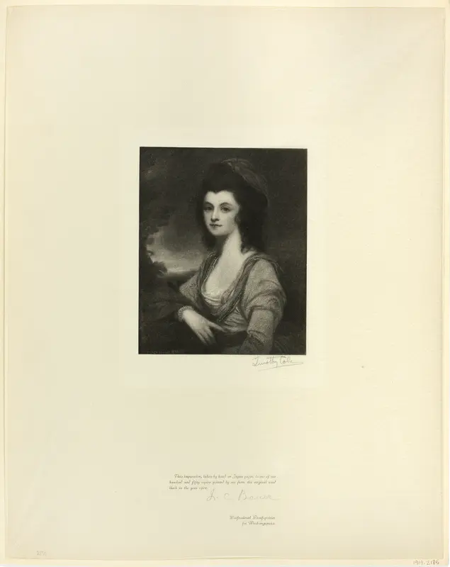 Portrait of Mrs. Davies, from Old English Masters
