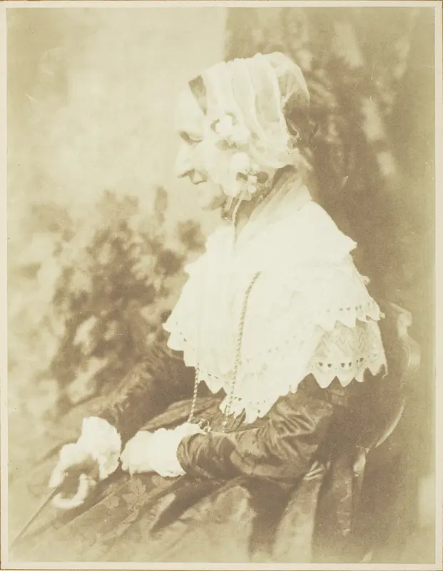 Portrait of Mrs. Rigby Wall Art by David Octavius Hill - High-Resolution Digital Print