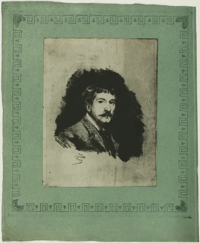 Portrait of Myself Wall Art by Theodore Roussel - High-Resolution Digital Print