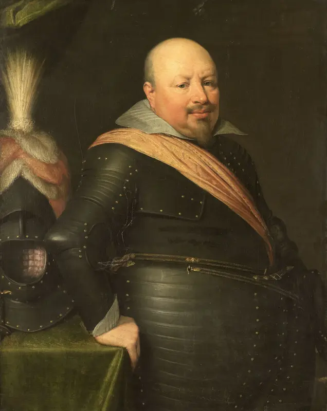 Portrait of Nicolaas Schmelzing (1561-1629) Wall Art by Unknown - High-Resolution Digital Print