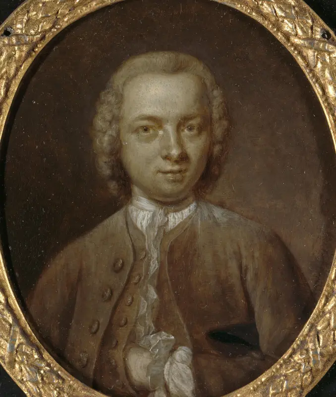 Portrait of Nicolaas Willem op den Hooff, Physician and Translator in Amsterdam Wall Art by Jan Maurits Quinkhard - High-Resolution Digital Print