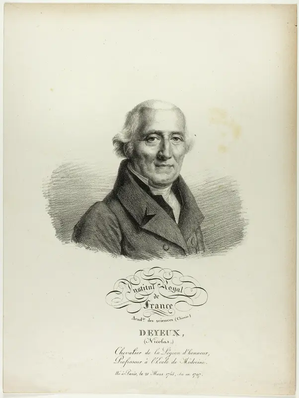 Portrait of Nicolas Deyeux Wall Art by Jules Boilly - High-Resolution Digital Print
