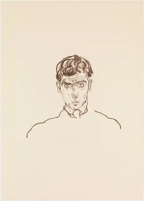 Portrait of Paris von Gütersloh Wall Art by Egon Schiele - High-Resolution Digital Print
