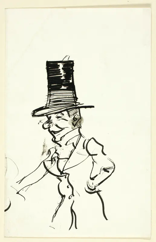 Portrait of Paul Maitland, Artist Wall Art by Philip William May - High-Resolution Digital Print
