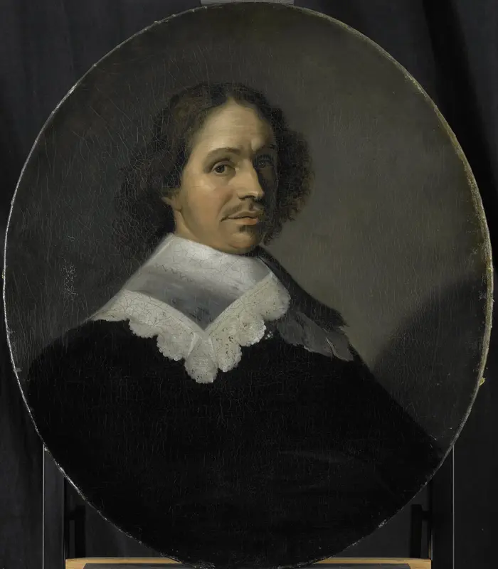 Portrait of Paulus Verschuur, Served seven terms as Burgomaster of Rotterdam and also Director of the Rotterdam Chamber of the East India Company, elected 1651 Wall Art by Pieter van der Werff - High-Resolution Digital Print