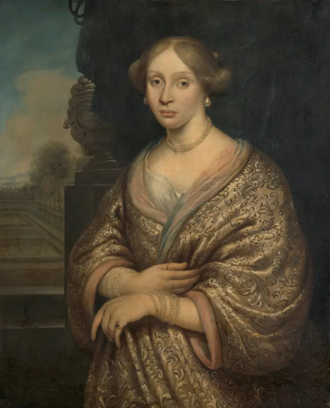 Portrait of Petronella van der Burcht (1657-1682) Wall Art by Zacharias Blijhooft - High-Resolution Digital Print
