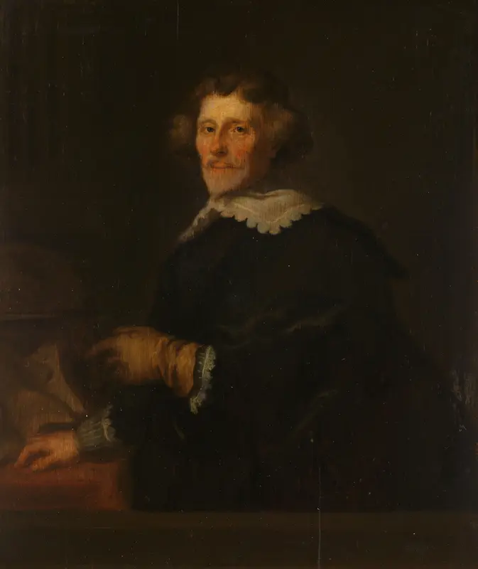 Portrait of Pieter Corneliszoon Hooft, Bailiff of Muiden, Historian and Poet Wall Art by Joachim von Sandrart (I) - High-Resolution Digital Print