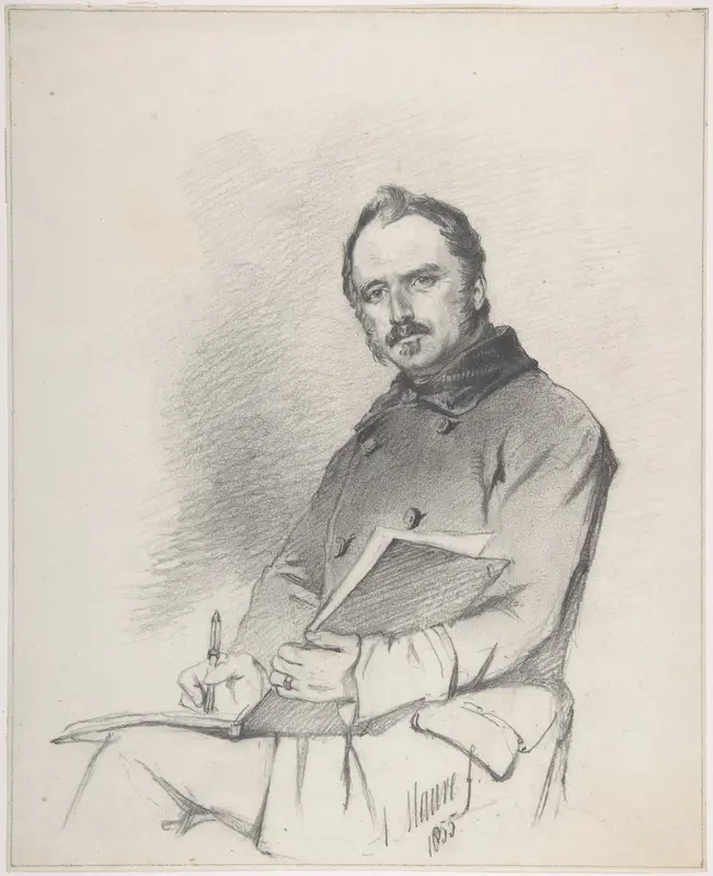 Portrait of Pieter Frederik van Os Wall Art by Anton Mauve - High-Resolution Digital Print
