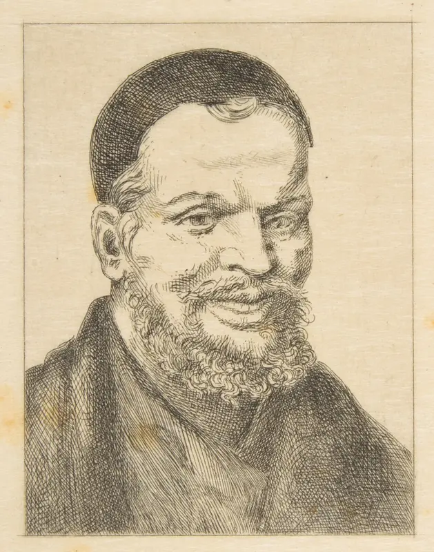 Portrait of Rabelais Wall Art by Félix Bracquemond - High-Resolution Digital Print