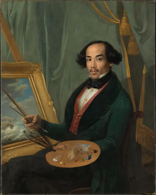Portrait of Raden Syarif Bustaman Saleh Wall Art by Unknown - High-Resolution Digital Print