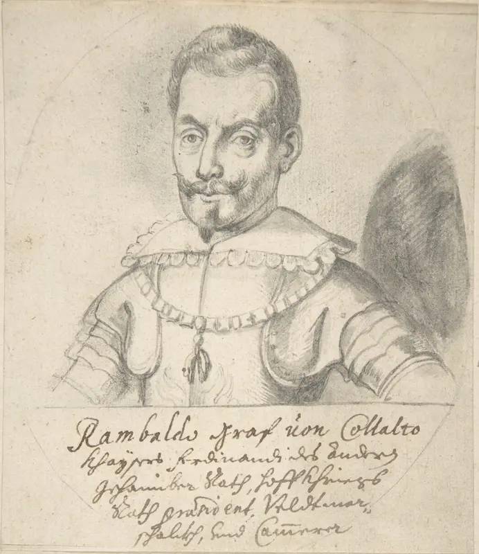 Portrait of Rambaldo, graf von Collalto Wall Art by Anonymous, Flemish, 17th century - High-Resolution Digital Print