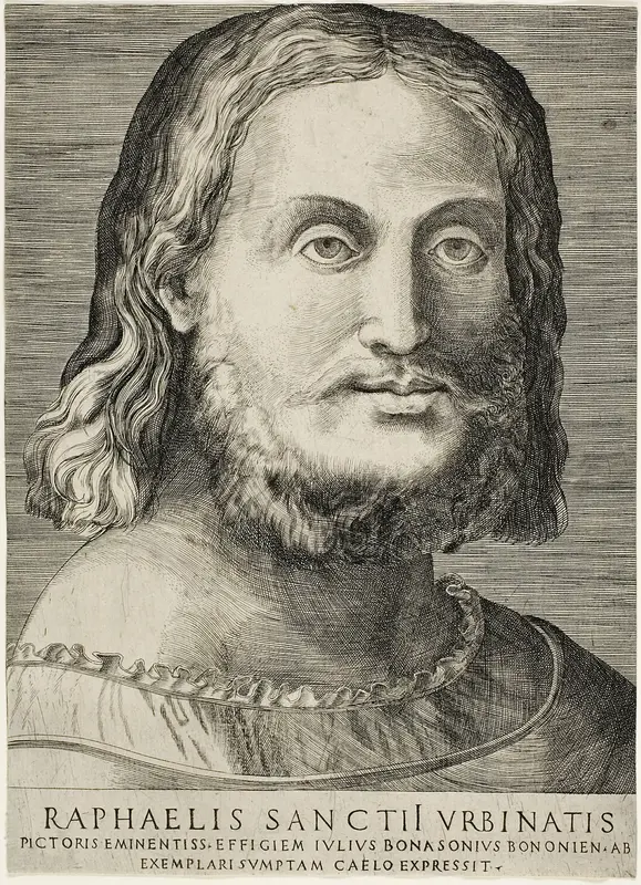 Portrait of Raphael Wall Art by Giulio Bonasone - High-Resolution Digital Print