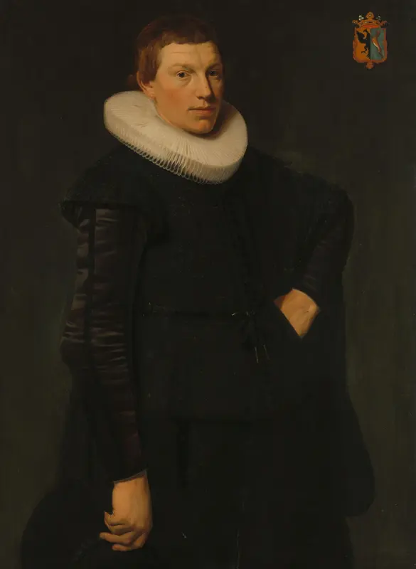 Portrait of Reijnier Ottsz Hinlopen (1608/09-1653) Wall Art by anonymous - High-Resolution Digital Print