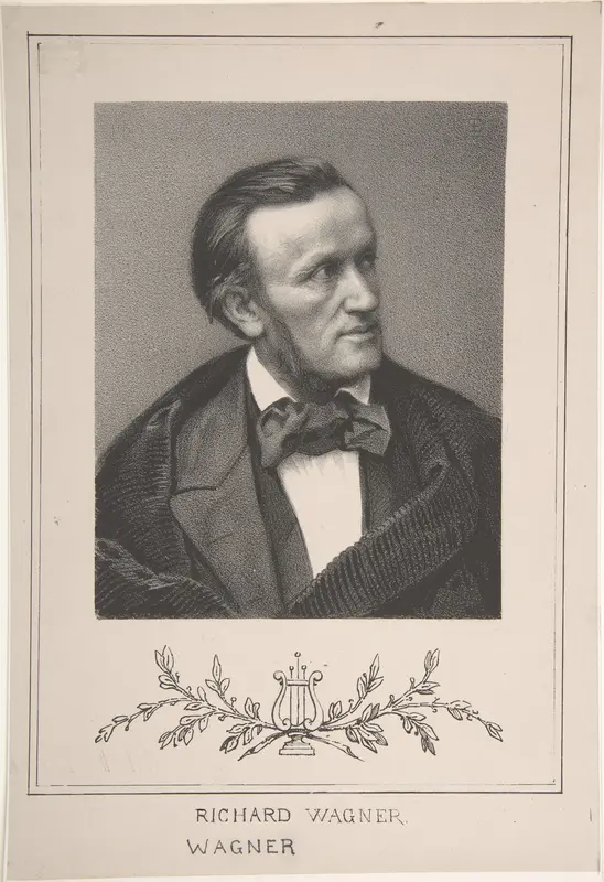 Portrait of Richard Wagner Wall Art by Pierre Petit - High-Resolution Digital Print