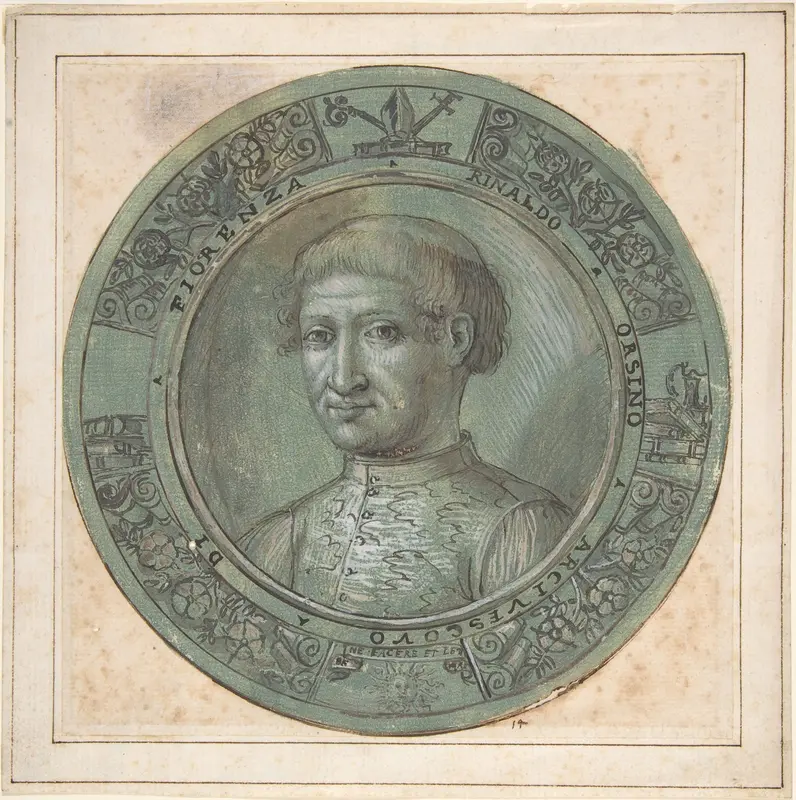 Portrait of Rinaldo Orsino, Archbishop of Florence (1474–1508) Wall Art by Bernardino Capitelli - High-Resolution Digital Print