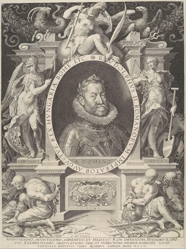 Portrait of Rudolph II Wall Art by Aegidius Sadeler II - High-Resolution Digital Print