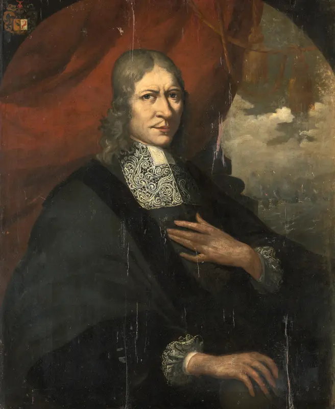 Portrait of Rycklof van Goens, Governor-General Wall Art by Unknown - High-Resolution Digital Print
