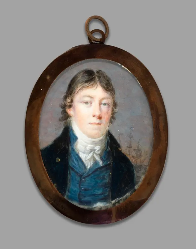Portrait of Samuel Armitage Wall Art by Thomas Birch - High-Resolution Digital Print