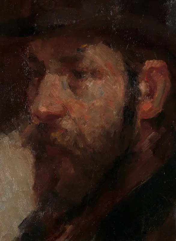Portrait of the Art Dealer E.J. van Wisselingh Wall Art by Marinus van der Maarel - High-Resolution Digital Print