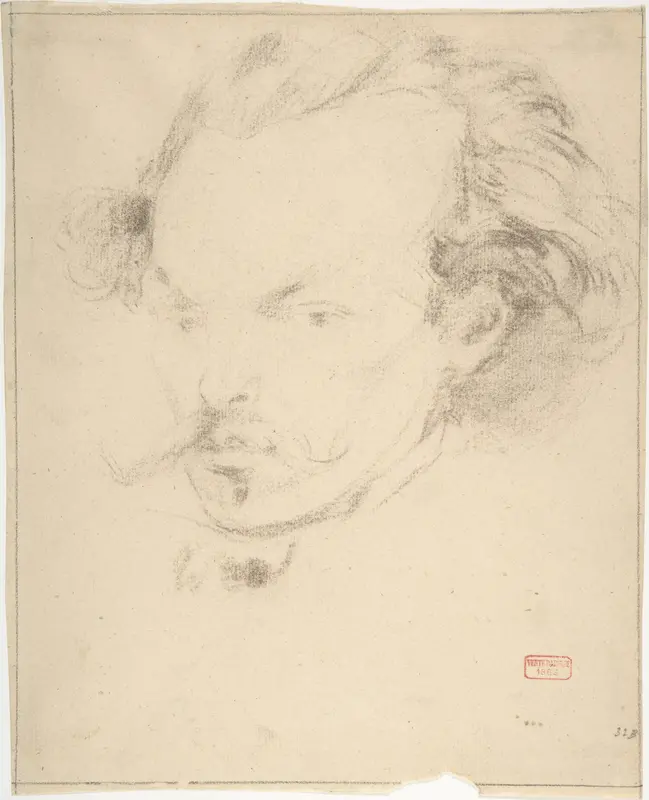 Portrait of the Artist (?) Wall Art by Charles Bargue - High-Resolution Digital Print