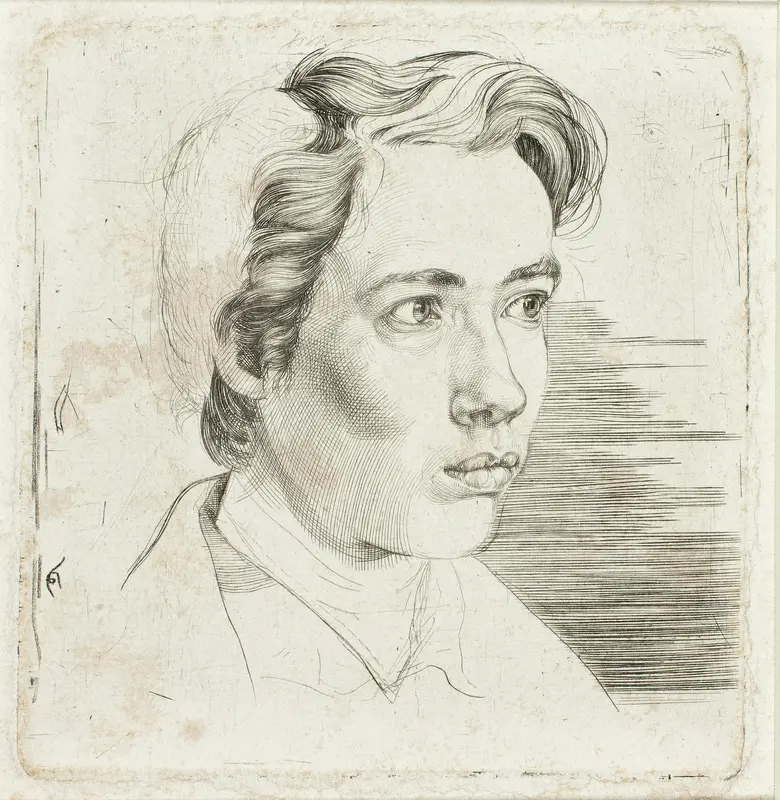 Portrait of the Artist's Student Maisonneuve Wall Art by Eugen Eduard Schäffer - High-Resolution Digital Print