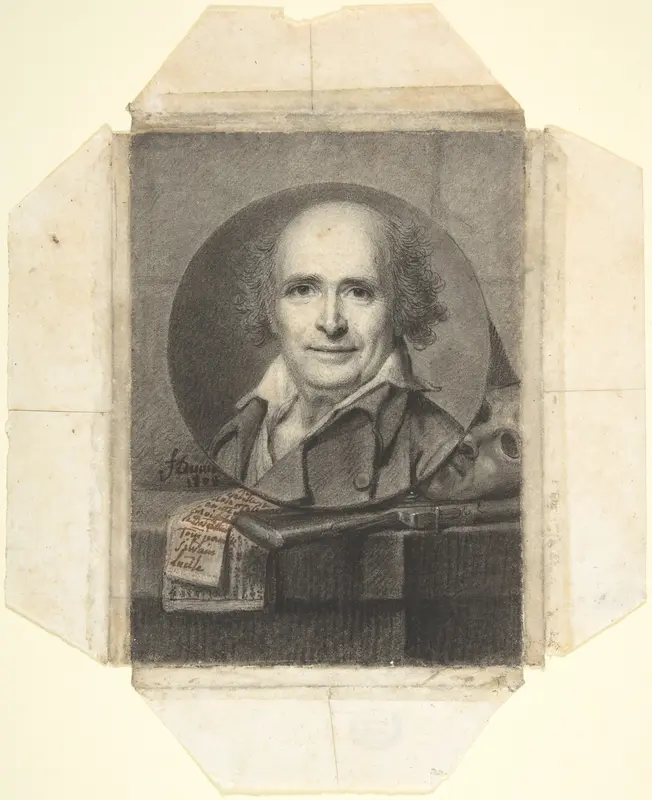 Portrait of the Composer André-Ernest-Modeste Grétry (1741-1813) Wall Art by François Dumont - High-Resolution Digital Print