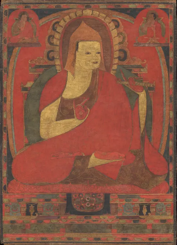 Portrait of the Indian Monk Atisha Wall Art by Unknown - High-Resolution Digital Print