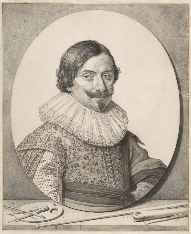 Portrait of the Painter François Gysels Wall Art by David Bailly - High-Resolution Digital Print