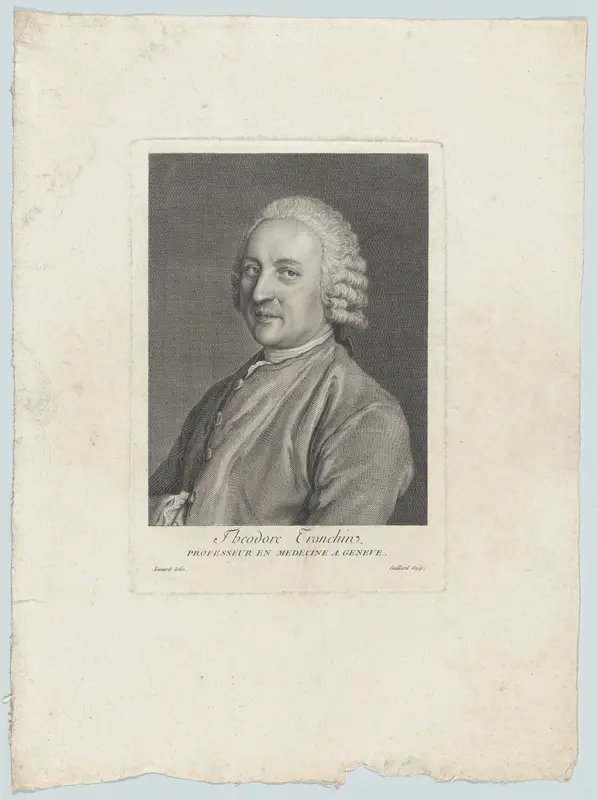 Portrait of Théodore Tronchin Wall Art by René Gaillard - High-Resolution Digital Print