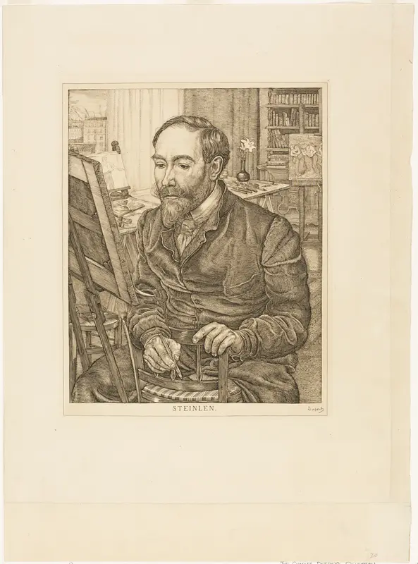 Portrait of Théophile Alexandre Steinlen Wall Art by Pieter Dupont - High-Resolution Digital Print