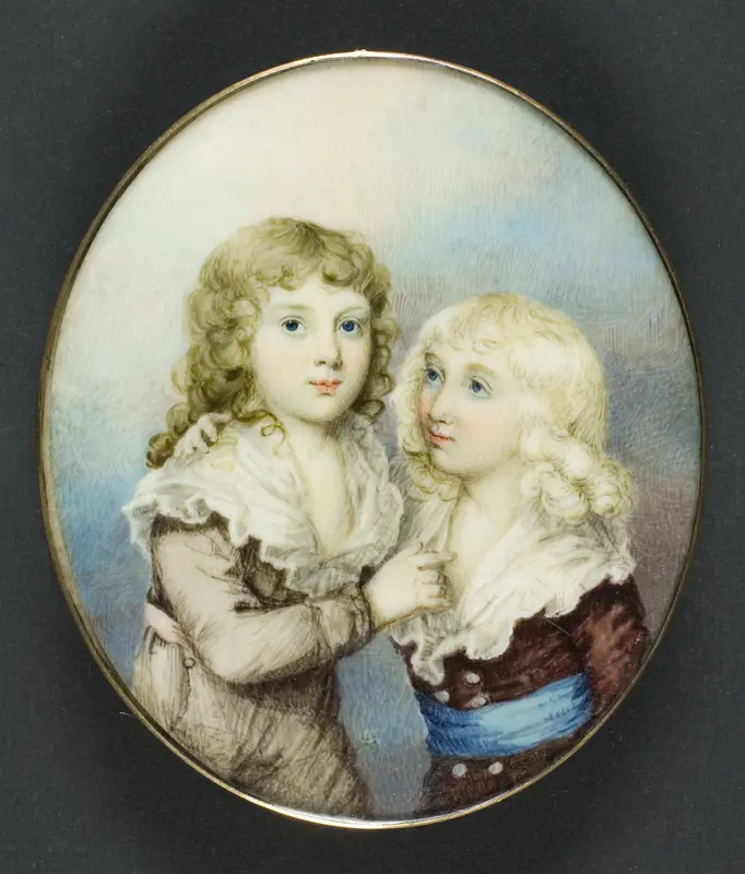 Portrait of Two Children