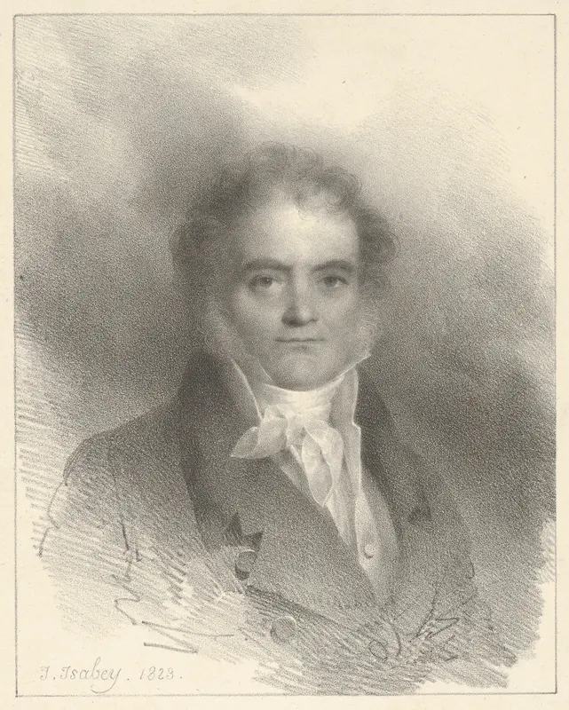 Portrait of Villeau Wall Art by Jean-Baptiste Isabey - High-Resolution Digital Print