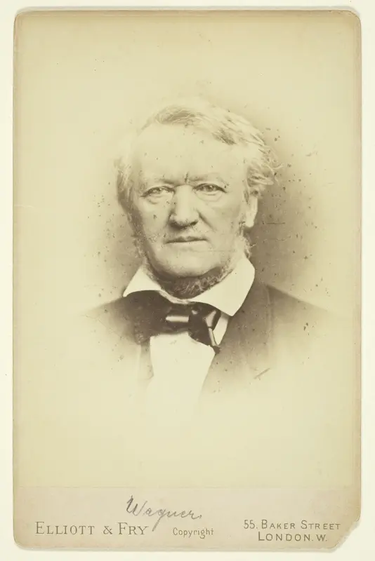 Portrait of Wagner Wall Art by Elliott & Fry - High-Resolution Digital Print