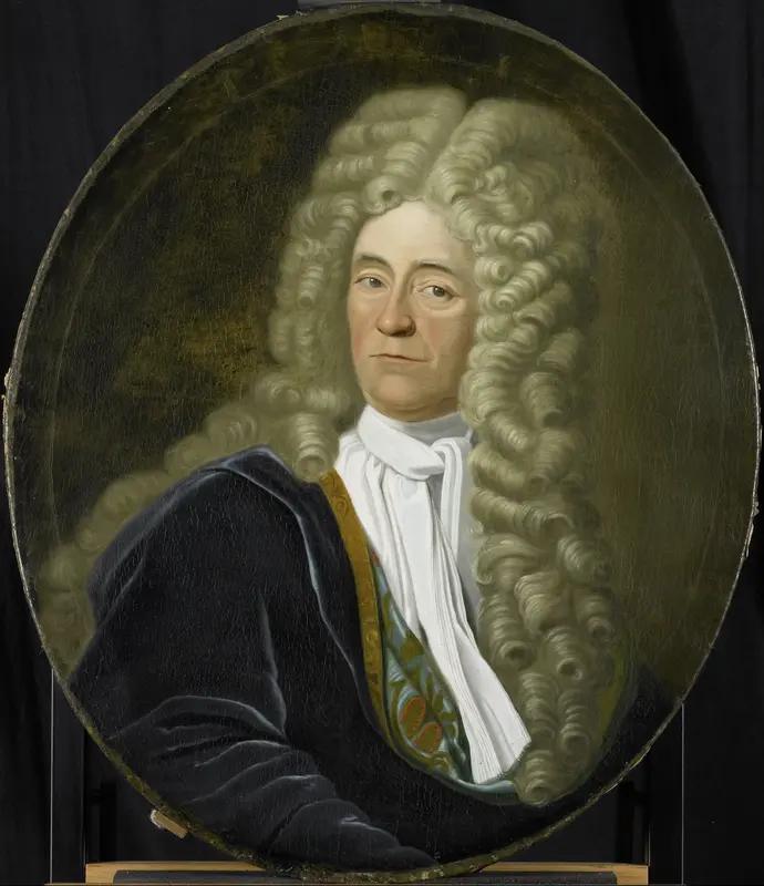 Portrait of Willem van Hogendorp, Director of the Rotterdam Chamber of the Dutch East India Company, elected 1692 Wall Art by anonymous - High-Resolution Digital Print