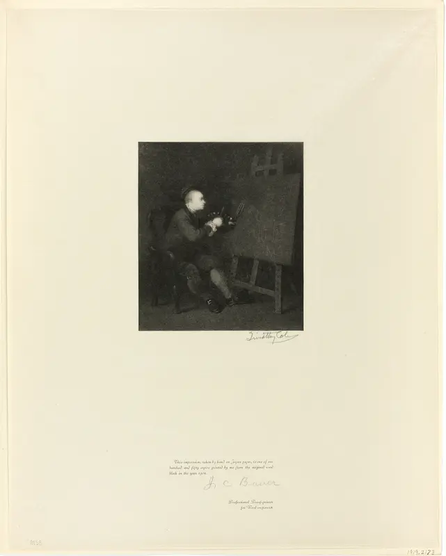 Portrait of William Hogarth, from Old English Masters