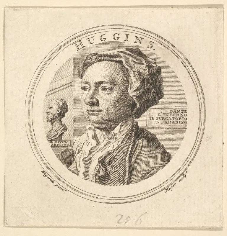 Portrait of William Huggins, translator of Ariosto Wall Art by Thomas Major - High-Resolution Digital Print