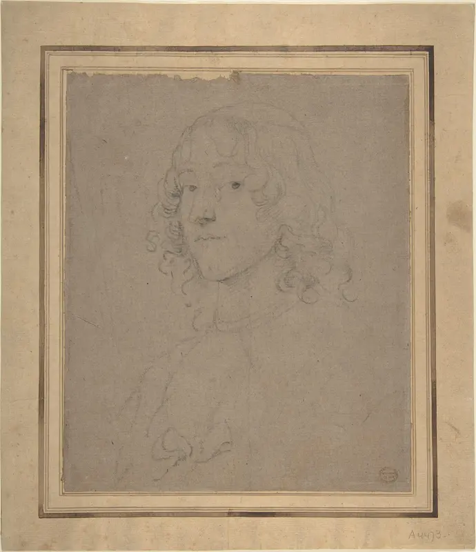 Portrait Study Wall Art by Anthony van Dyck - High-Resolution Digital Print