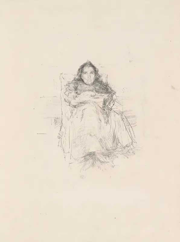 Portrait Study: Mrs. Philip, No. 3 (recto) Portrait Study: Geneviève Mallarmé (verso)