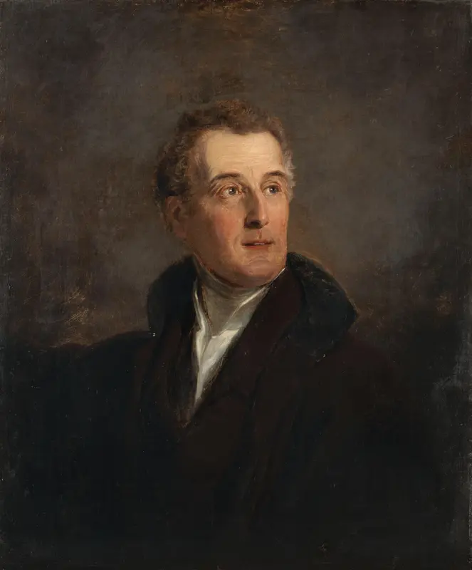 Portrait Study of Arthur Wellesley, Duke of Wellington Wall Art by Jan Willem Pieneman - High-Resolution Digital Print