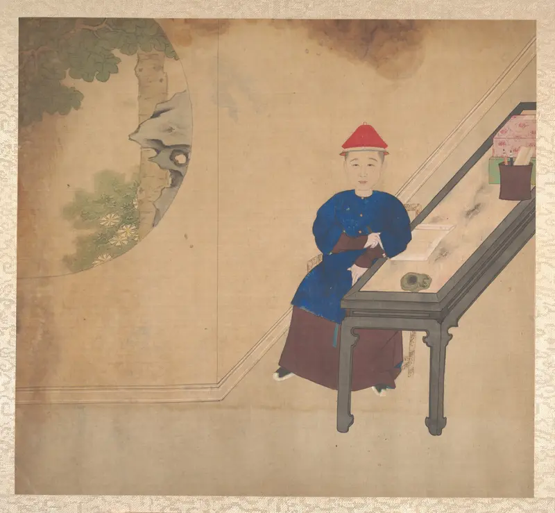 Portraits of members of a family