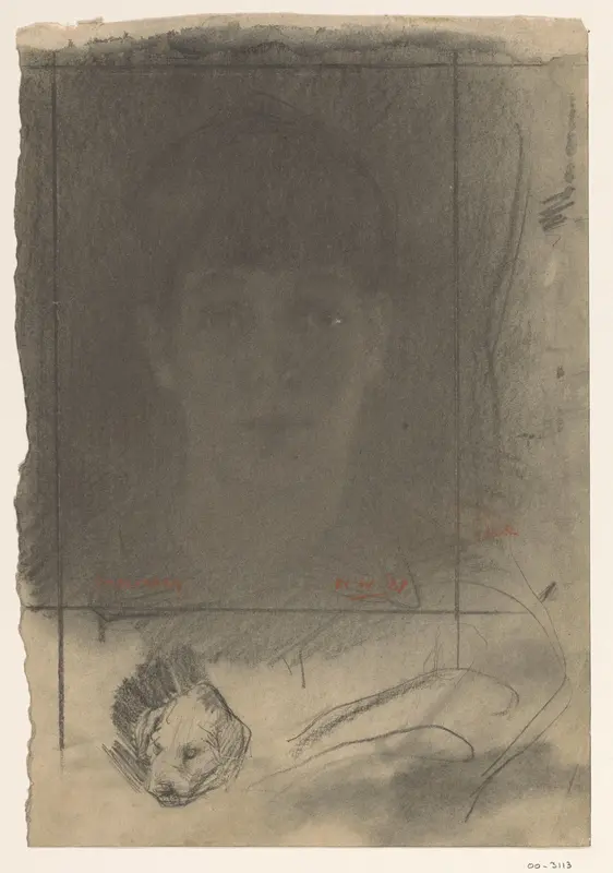 Portret, en face Wall Art by Willem Witsen - High-Resolution Digital Print