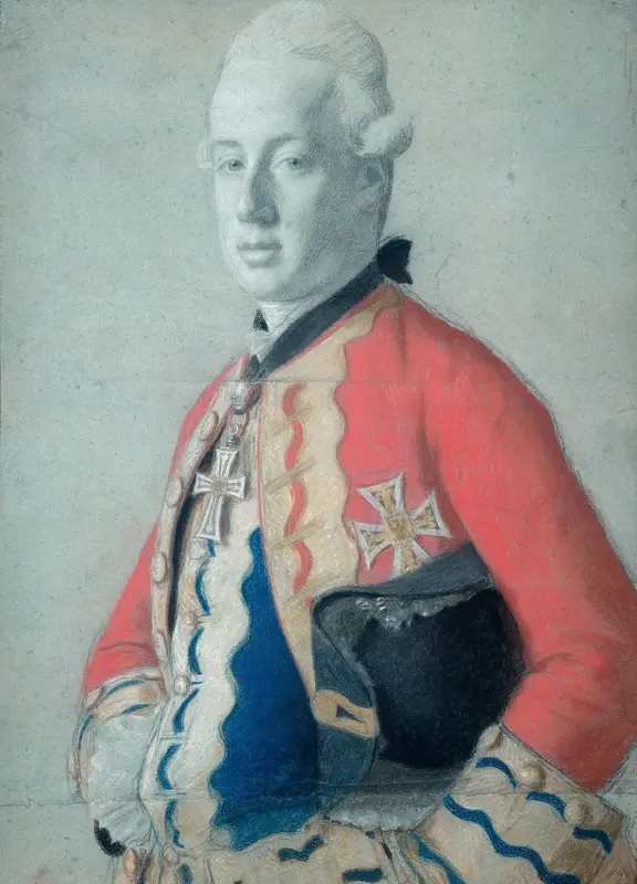 Portret van aartshertog Maximiliaan Franz van Oostenrijk (1756-1801), later aartsbisschop en keurvorst van Keulen en prins bisschop van Münster Wall Art by Jean-Etienne Liotard - High-Resolution Digital Print