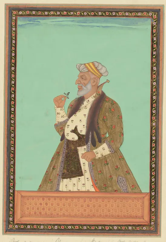 Portret van Abd al-Jabbar, die vizier van Sultan Abdullah is geweest Wall Art by anonymous - High-Resolution Digital Print