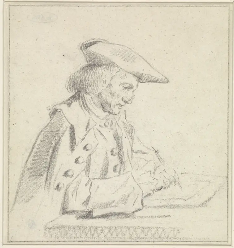 Portret van Abraham Dulignon Wall Art by Reinier Vinkeles (I) - High-Resolution Digital Print