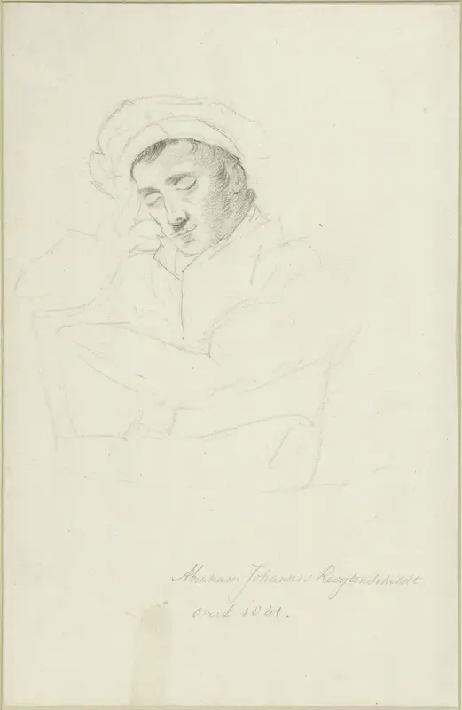 Portret van Abraham Johannes Ruytenschildt Wall Art by anonymous - High-Resolution Digital Print