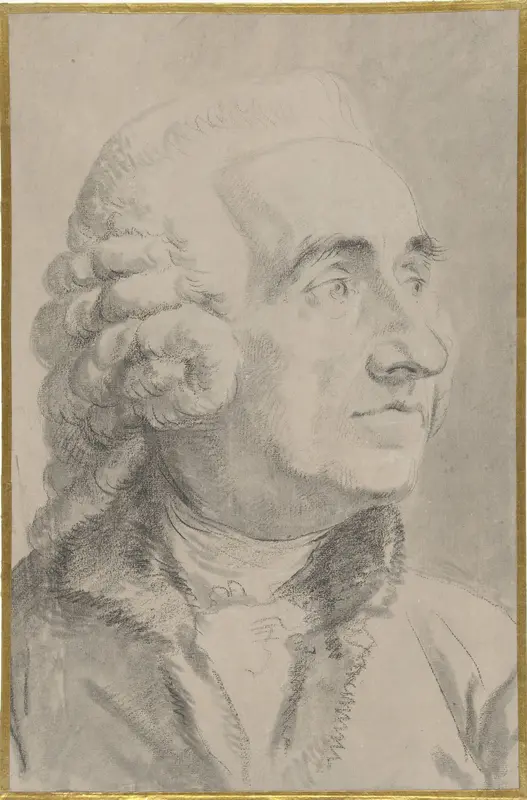 Portret van A.C.G. Lemonnier(?) Wall Art by anonymous - High-Resolution Digital Print